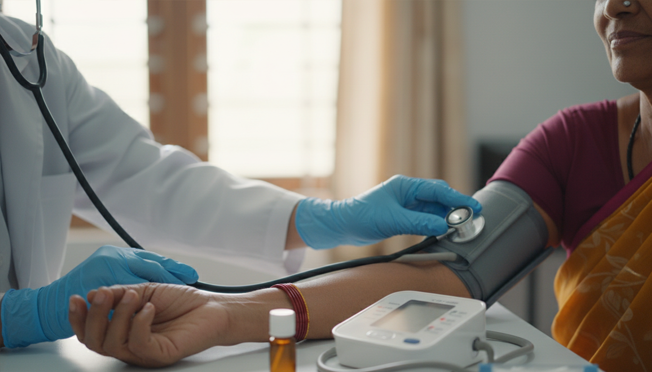 Mega Health Camp Screens 400 Residents in Dheerpur Village